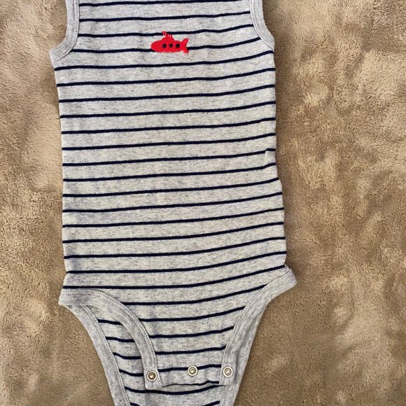 12 mos Carter's 3 Piece Summer Outfit - Picture 4 of 8